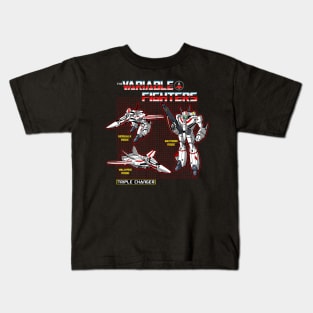 Retro 80's Anime G1 Cartoon Japanese Mecha Retro Robot Mashup Kids T-Shirt